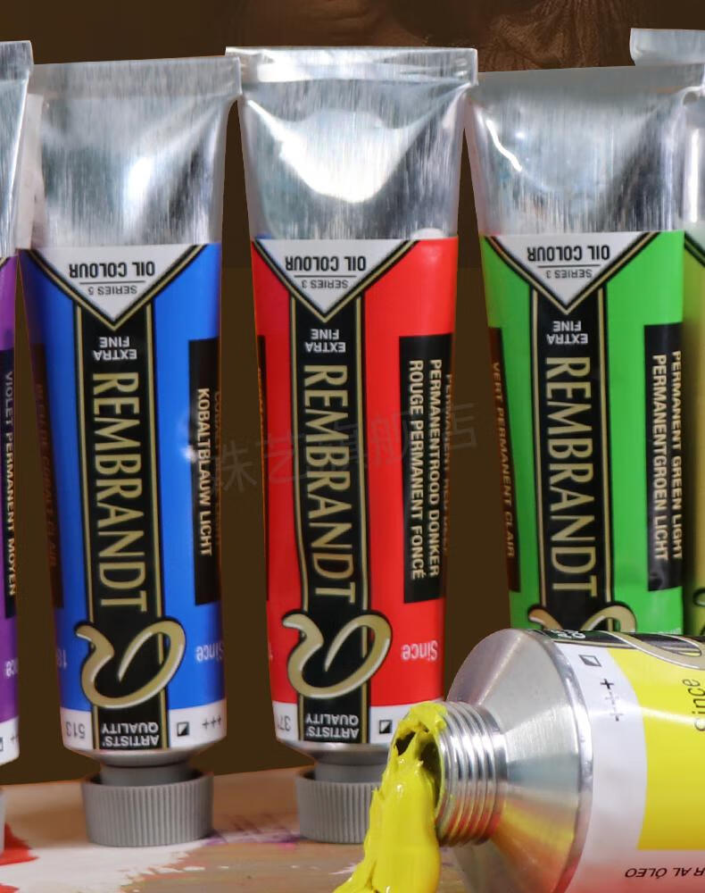 2022新品老荷兰油画颜料荷兰泰伦斯rembrandt伦勃朗油画颜料艺术家级