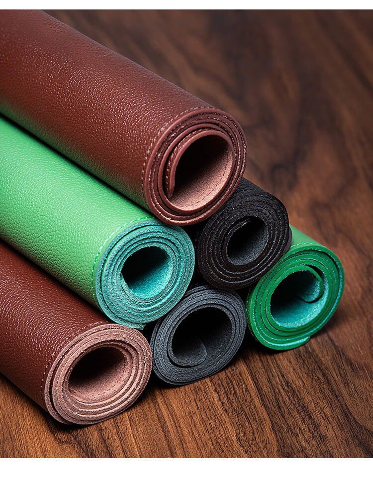 办公室牛皮桌垫头层桌垫超大办公电脑桌面垫子写字台书桌皮垫定制油蜡