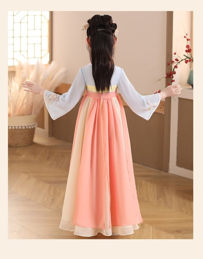 咕咕爱儿童汉服女童汉服春夏天襦裙中国风315岁女孩古装汉服超仙古装