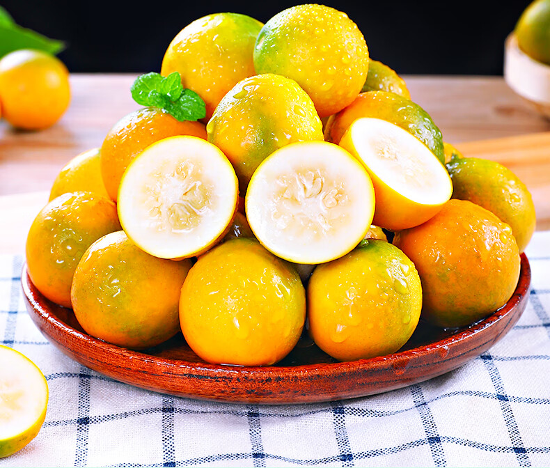 广西融安脆皮小金桔9斤橘子新鲜时令水果当季整箱滑皮青柑橘5 5斤