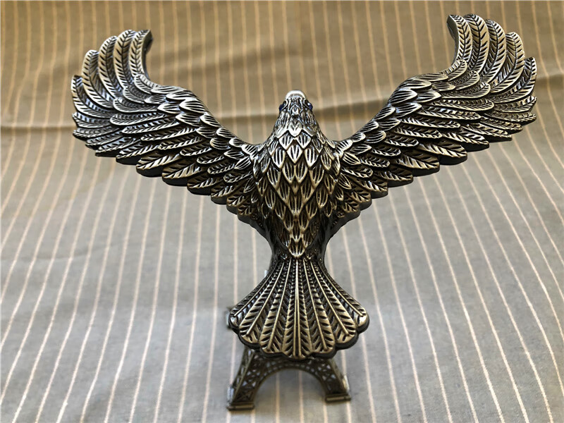 平衡鸟平衡鹰大号老鹰金属不倒翁儿童趣味悬浮玩具重力鸟勾勾手酒红色