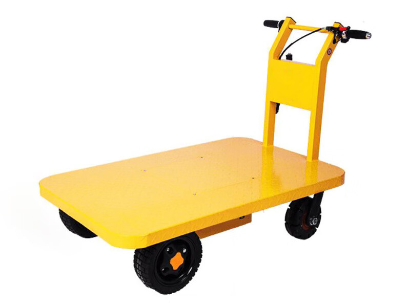 定制电动平板车手推车电动搬运车工地仓库拉货电瓶车厂区大棚周转车