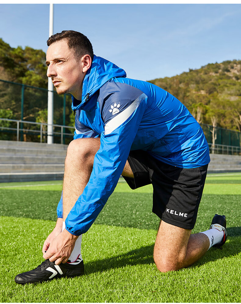 kelme卡尔美运动外套风雨衣男女中甲同款夹克外套上衣足球训练服8061