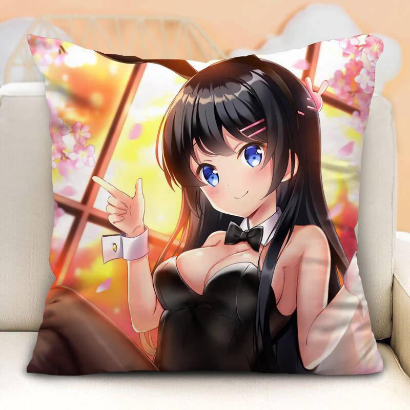 樱岛麻衣抱枕 樱岛麻衣抱枕青春猪头少年不会梦到兔女郎学姐睡觉枕头