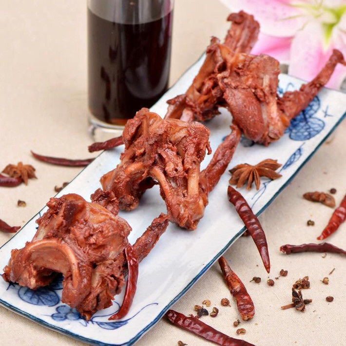 生鲜鸭锁骨冷冻生鸭骨架冰冻鸭叉骨鲜鸭架子鸭骨油炸煲汤 涪陵榨菜一