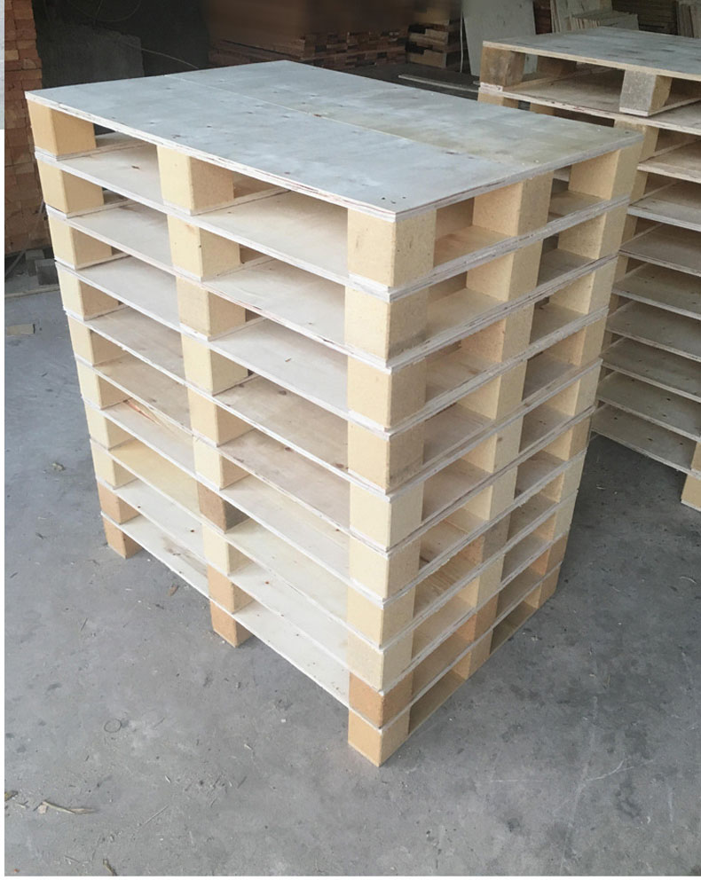 letsfun出口免熏蒸托盘仓库防潮板垫仓板胶合板物流木架木质叉车货物