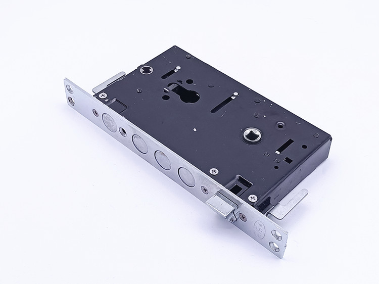 沛苓老式防盗门大圆柱锁体窄边锁盘单双活长24030mm上提反锁橙色大