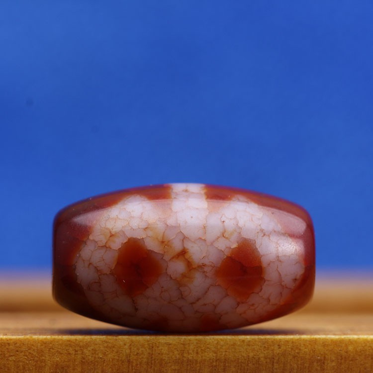 捷凤西亚回流红玉髓精品天珠金钱勾天地菩提天珠顶珠尺寸1220mm金刚杵