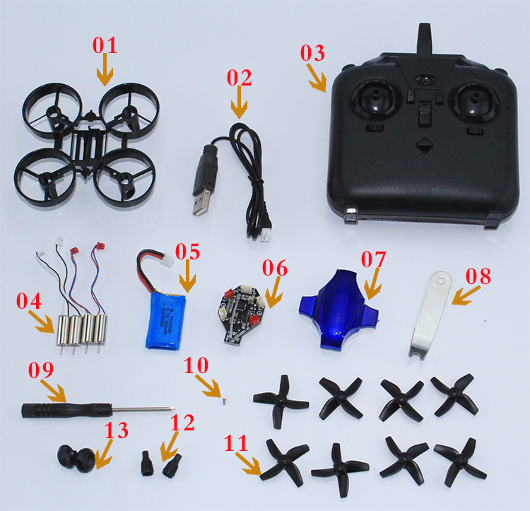 diy遥控飞机零配件拼组装无人机diy四轴飞行器青少年航模培训课堂手机