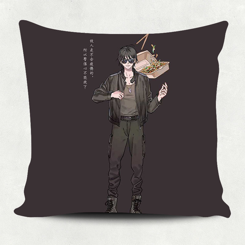盗墓笔记手伴 张起灵抱枕头靠垫盗墓笔记周边玩偶来图定制照片海报