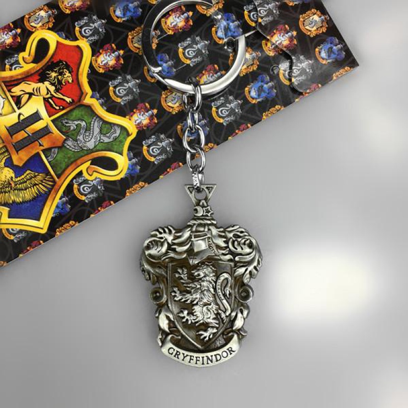 哈利波特周边挂饰哈利波特神奇动物在哪里周边双面学院徽章钥匙扣挂件