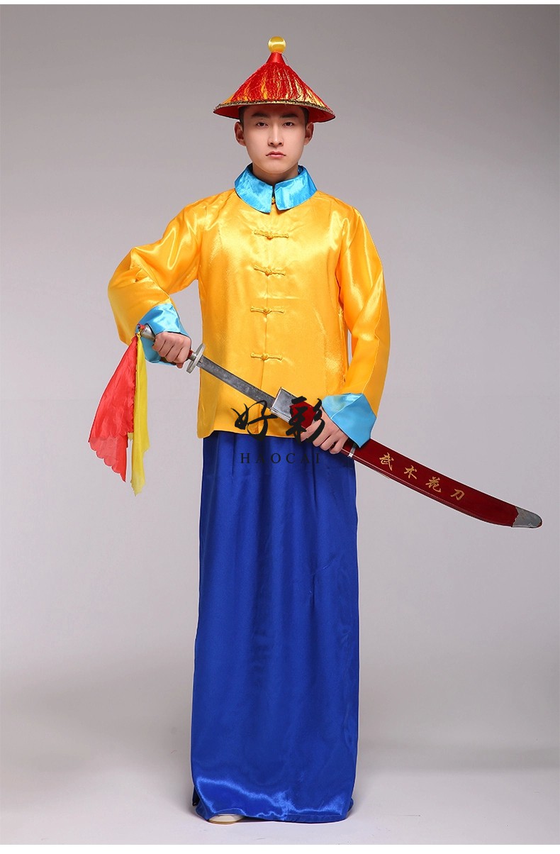 支持国产·威乐思清朝官兵服衙役服装舞台演出服大内侍卫戏服太监