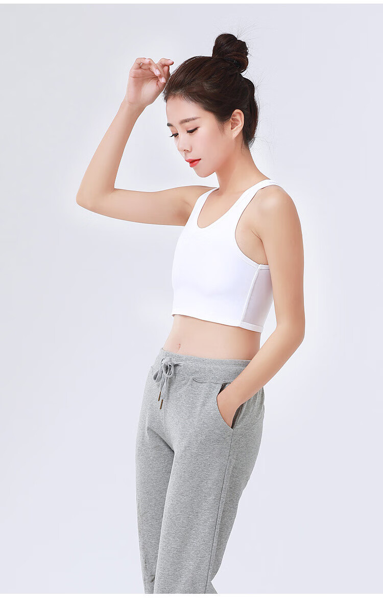 衣帅tt束胸内衣女学生塑胸大胸显小衣绷带裹胸缩胸夏季白色经典透气l