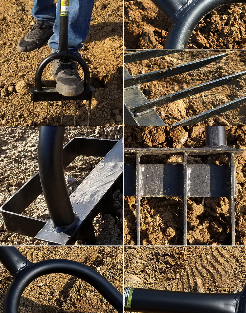 翻土神器翻地松土神器人工深翻器农用工具大全户外挖土挖地锄头开荒