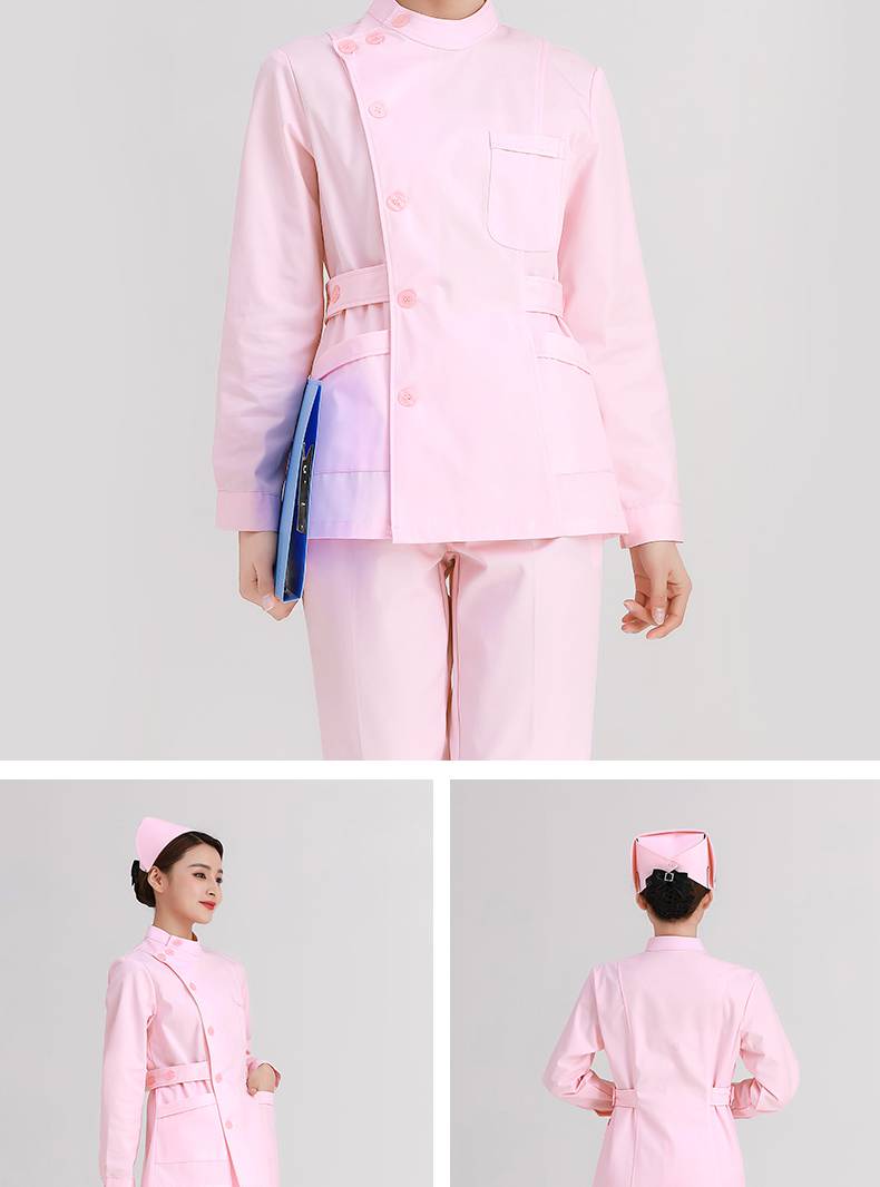 可开票大码护士服胖护士短款 加肥加 特大200斤 分体偏襟立领女士