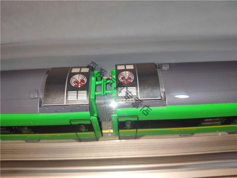复兴号高铁模型智能绿巨人和谐高铁火车仿真模型cr400a