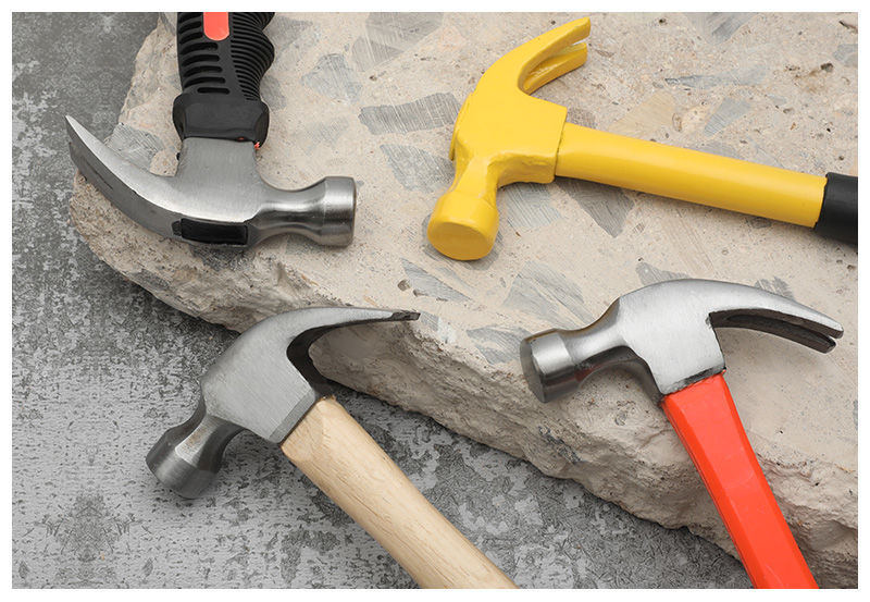 赣源羊角锤多功能铁锤五金家用工具木工锤子装修起钉锤拔钉锤工地榔头