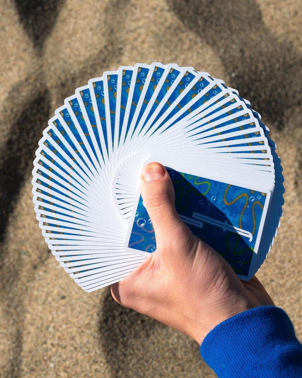 海绵宝宝扑克牌adc扑克海绵宝宝方丹fontaine方丹联名海绵宝宝花切