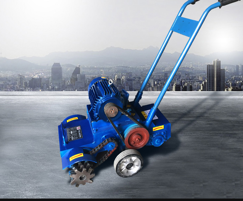 混凝土地面清灰机砂浆路面清理机拉毛机凿毛机水泥地坪清渣机 26刀