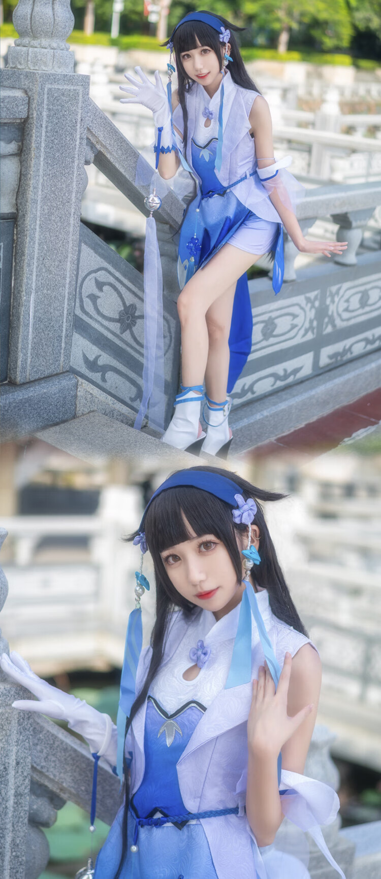 王者西施cos服幻纱之灵肤cosplay游戏动漫服装女 西施套餐一 m