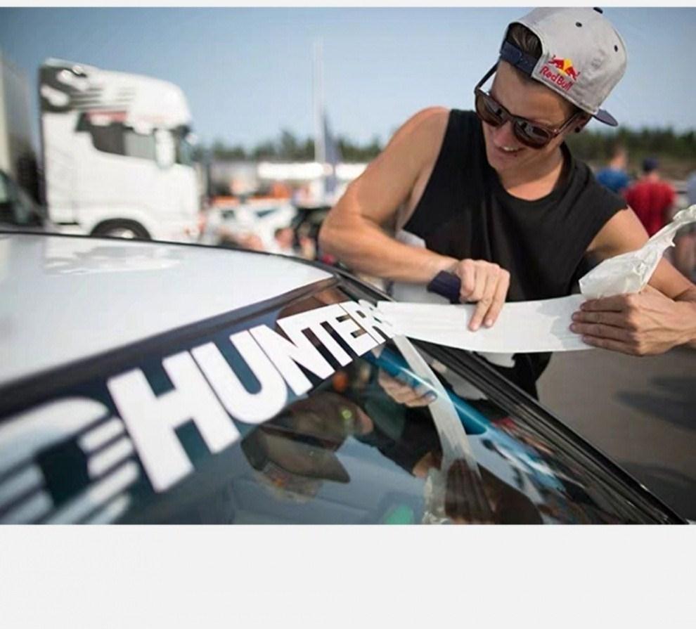 适用于前挡车贴speedhunters速度猎人遮阳汽车前风挡反光贴纸个性玻璃
