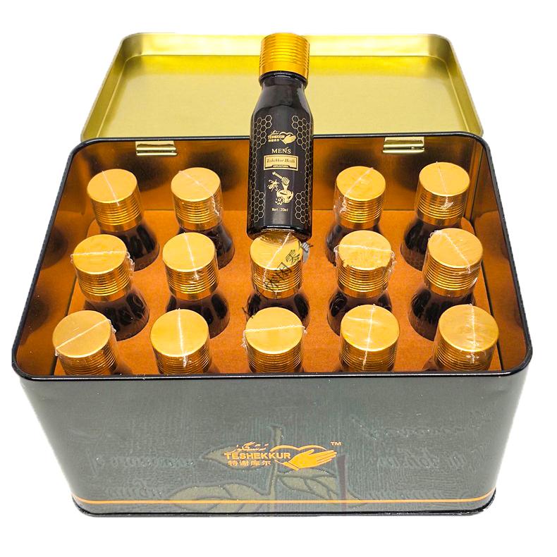 teshekkur特谢库尔牌新疆和田营养男士蜂蜜盒装15瓶