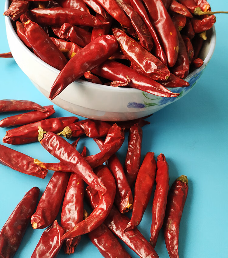 贵州小米辣特辣特香微辣干辣椒满天星食用海椒七星椒朝天辣椒500g特辣