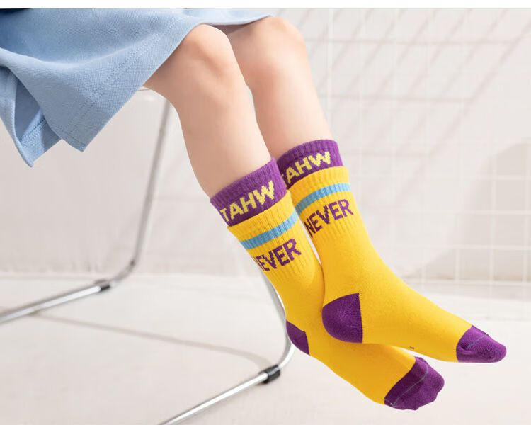 儿童篮球袜韩版运动儿童潮袜子男女孩洋气中筒长袜小中大童学生高帮