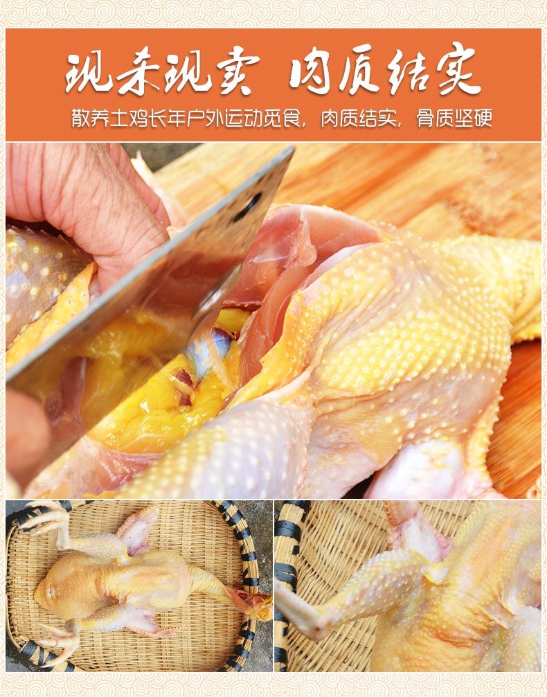农家散养2-3年老母鸡土鸡月子鸡现杀 700天老母鸡1只(2斤以上)