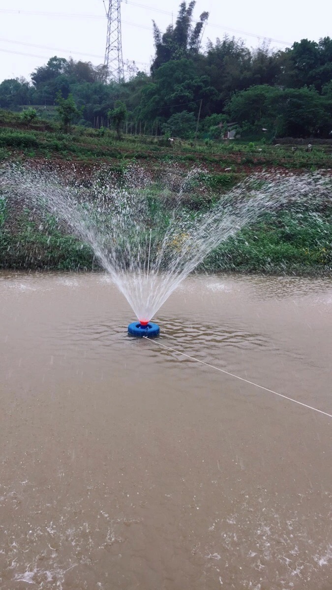 大型鱼塘用水流式增氧机鱼塘增氧机大型大功率养殖专用鱼池充氧机全