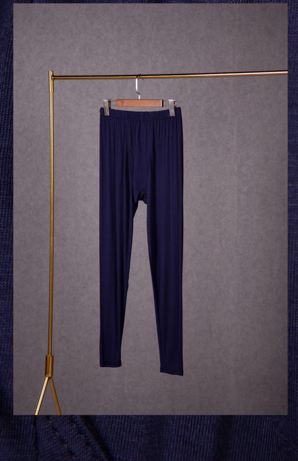 线裤男薄款薄款男士秋裤宽松线裤加肥加大衬裤男款大码深灰深灰莫代尔