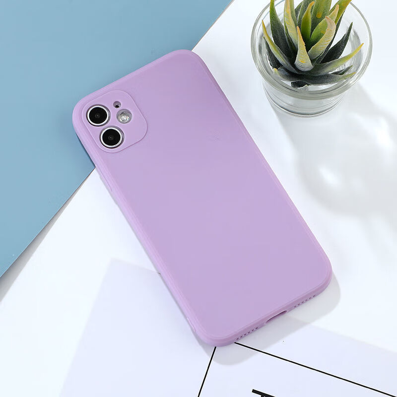 苹果11手机壳直边iphone12promax硅胶6s防摔xs磨砂xr软87plus套6乔鸟