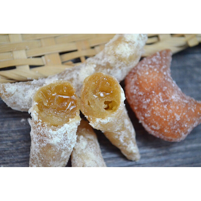 河南安徽老式传统特产 梅豆角果子 结婚庆盒装 5盒 猫耳朵1斤【图片