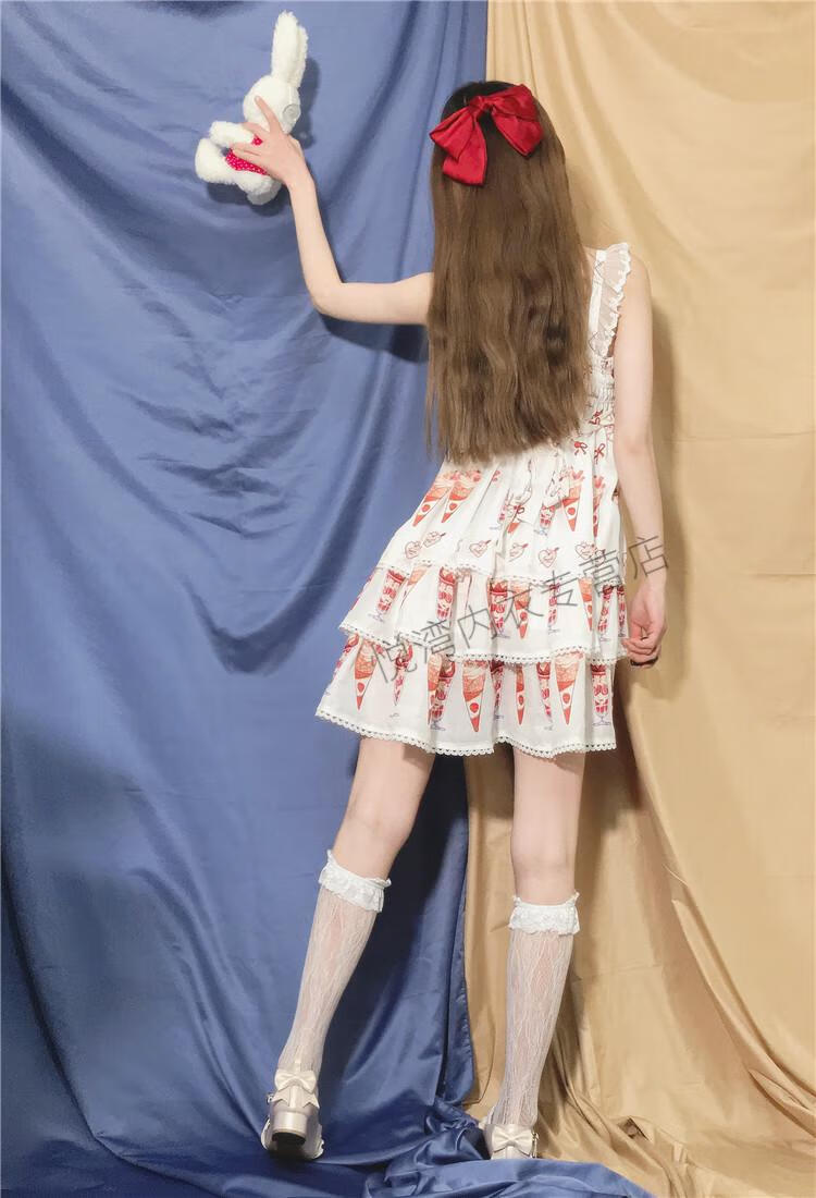 洛丽塔袜子洛丽塔jk袜子日系软妹小腿袜lolita蕾丝花边袜镂空堆堆lo袜