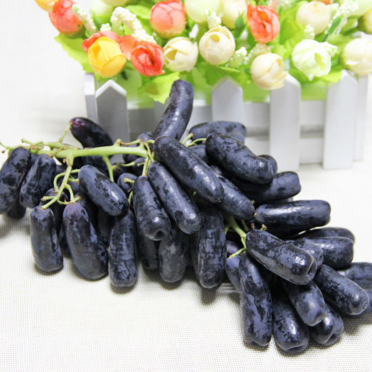 蓝宝石无籽葡萄金手指美人指黑美人提子新鲜水果整箱品质精选装5斤