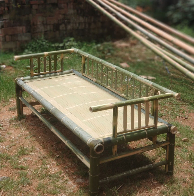 老式竹床竹床老式传统凉床家用午休经济多功能怀旧无