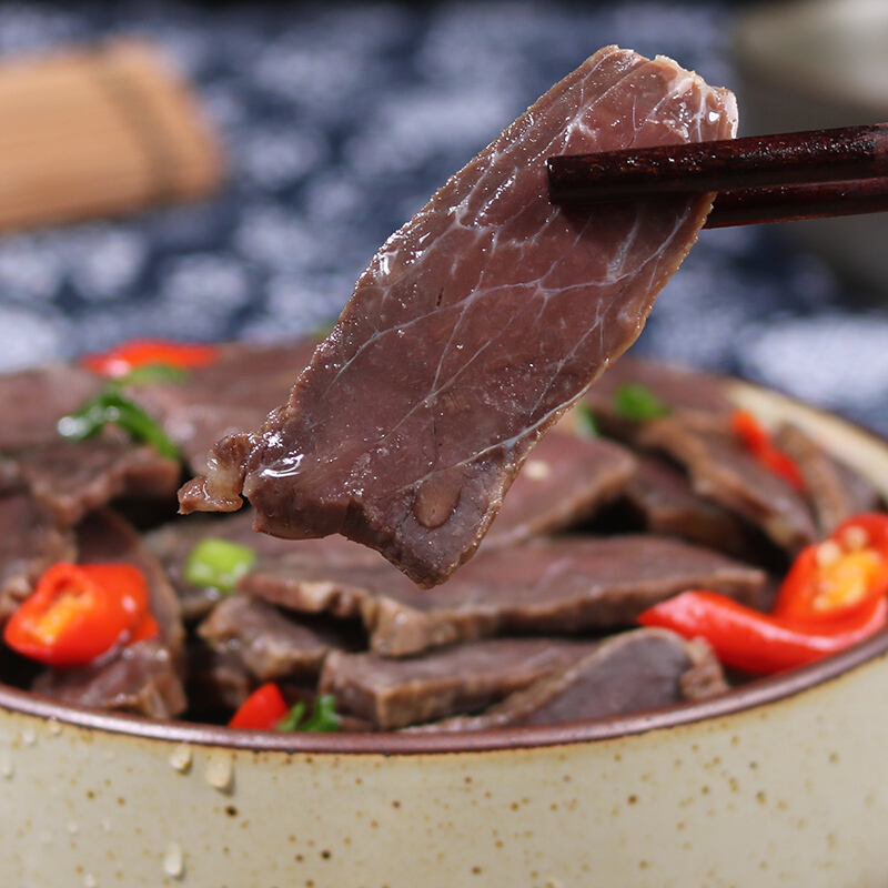 安徽特产风干牛肉农家手工腌制咸牛肉自制咸肉腊肉装腊牛肉500g
