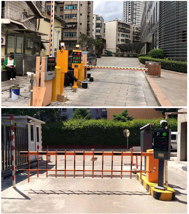 道闸杆直杆etcp停车场升降杆门卫起落杆小区门口栏杆 八角6米黄黑100*