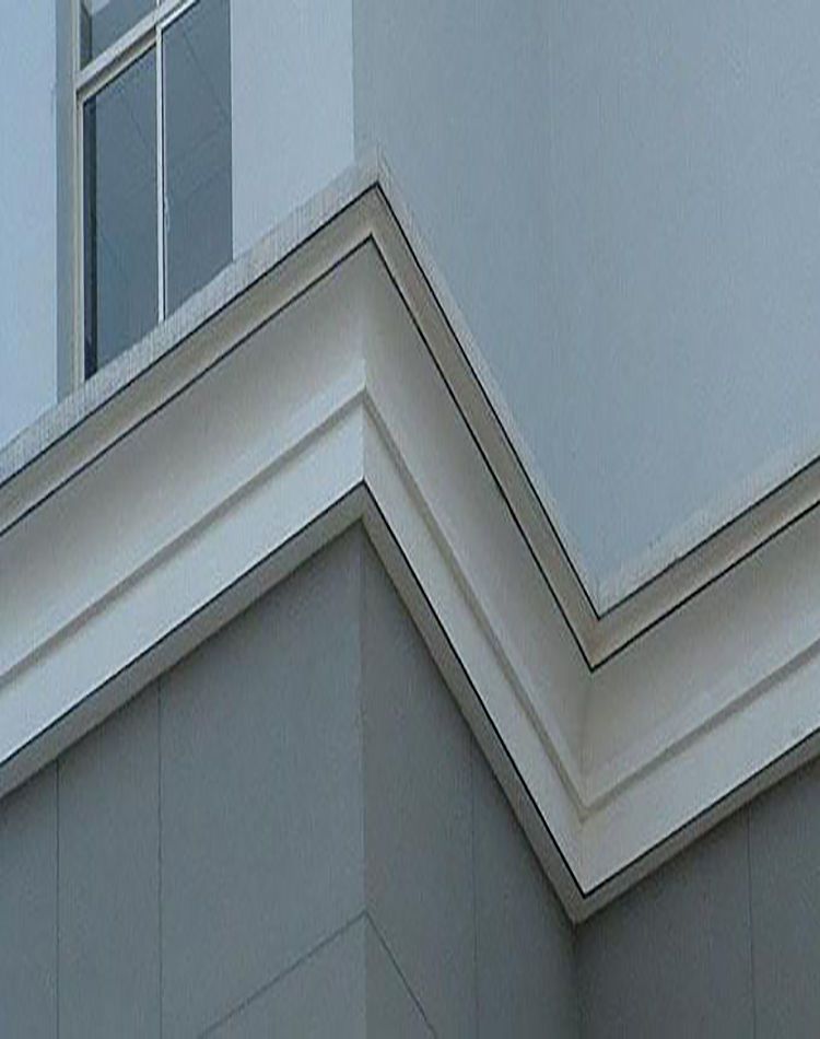 定制角建筑外墙房檐引流线塑料刮腻子护角条护墙鹰嘴滴水线阴阳角pv.