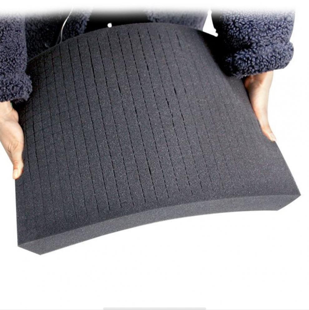 高密度海绵网格手撕绵格子包装内衬震方格颗粒棉海绵垫 手撕格子海绵