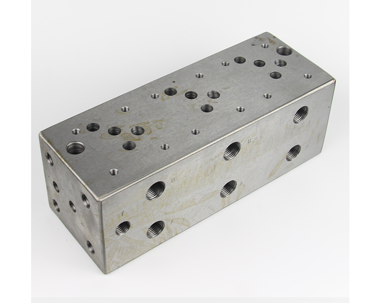 液压站油路块610通径液压阀块电磁阀换向阀油路集成块板式工具02db104