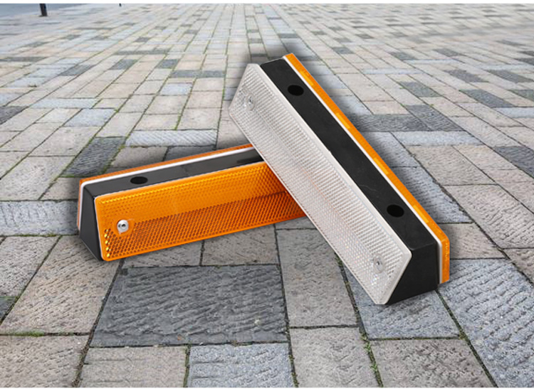 长方形轮廓标桥上反光标隧道矩形警示标高速公路附着式车库诱导标