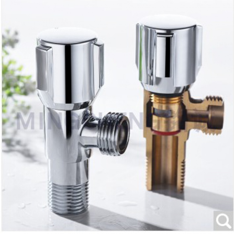 淋浴配件全铜快开分水器全四分浴室花洒分水阀转换阀马桶三通开关铜双