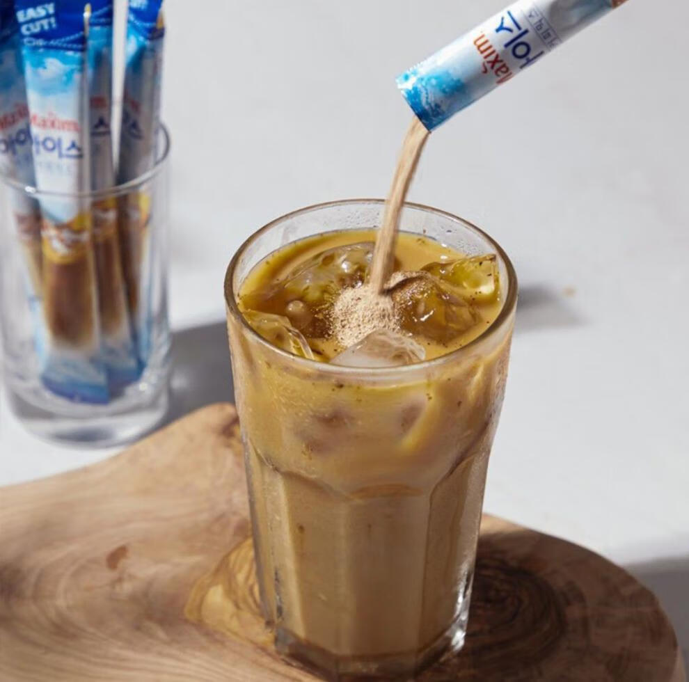 5折 冰镇 韩国 麦馨ice三合一 香浓速溶冷泡 冰咖啡饮料 提醒冲饮 20