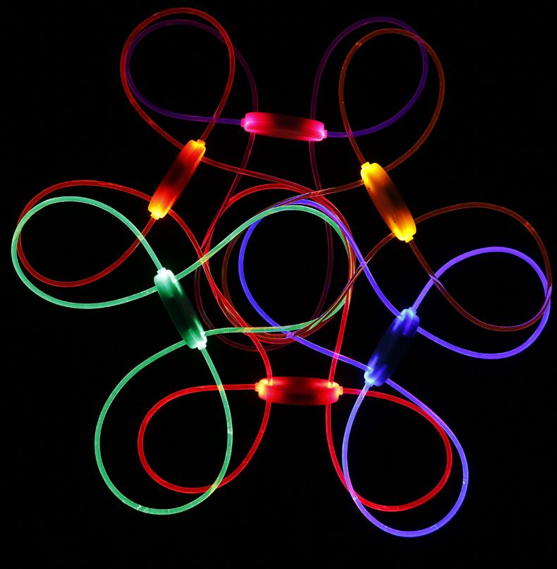 狗狗发光项圈宠物发光项圈狗狗夜间小型led灯小狗挂饰圈夜光荧光圈