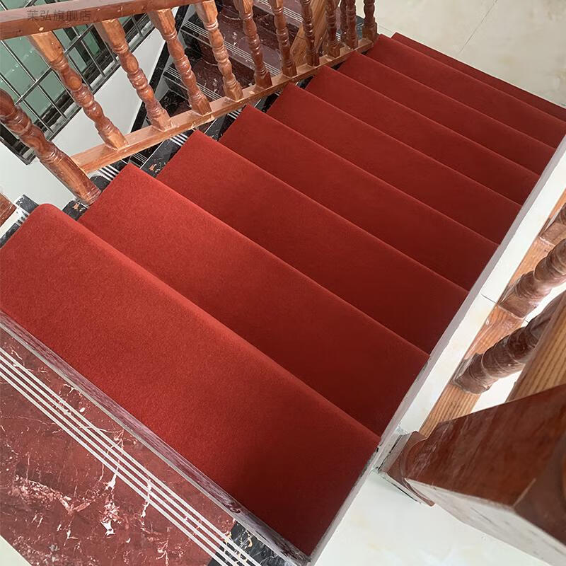 满铺地毯铁楼梯水泥大理石饭店自粘垫踏步垫自粘楼梯自由裁剪 花边