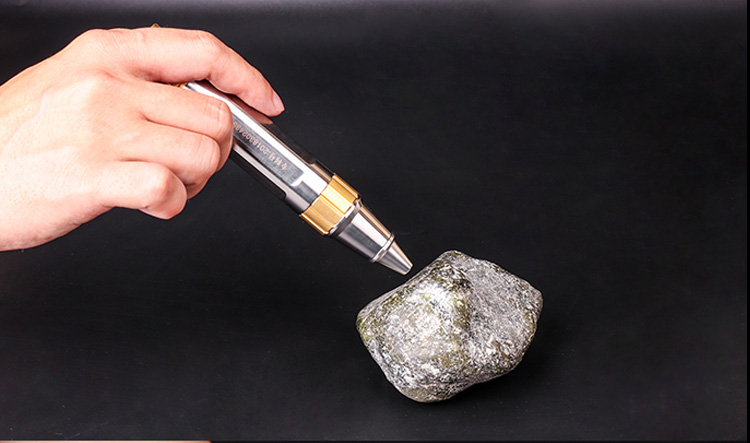 照玉石强光手电筒验珠宝翡翠原石小口径尖头鉴玉灯文玩黄白光 黄光