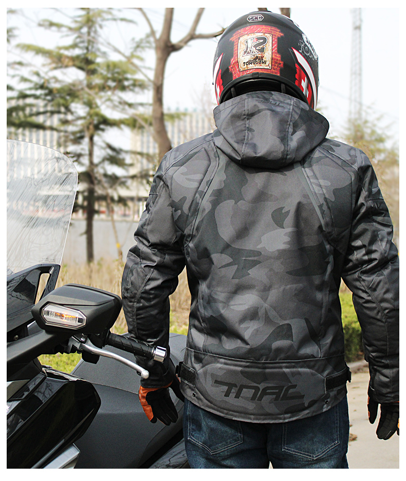 tnac拓驰骑行服男摩托车机车女秋冬季蝙蝠四季机车骑士休闲防风雨中国
