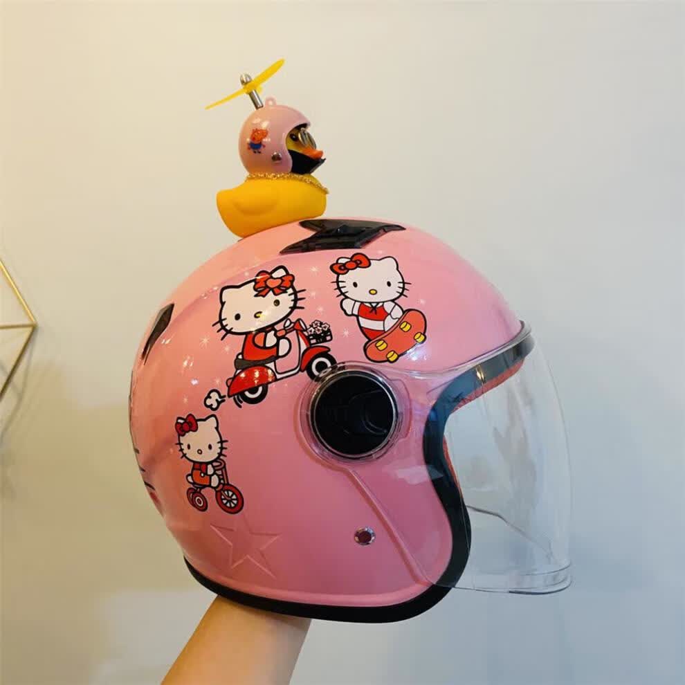 左一仁儿童头盔电动车电瓶秋冬男女小孩宝宝保暖护耳式可爱卡通安全帽