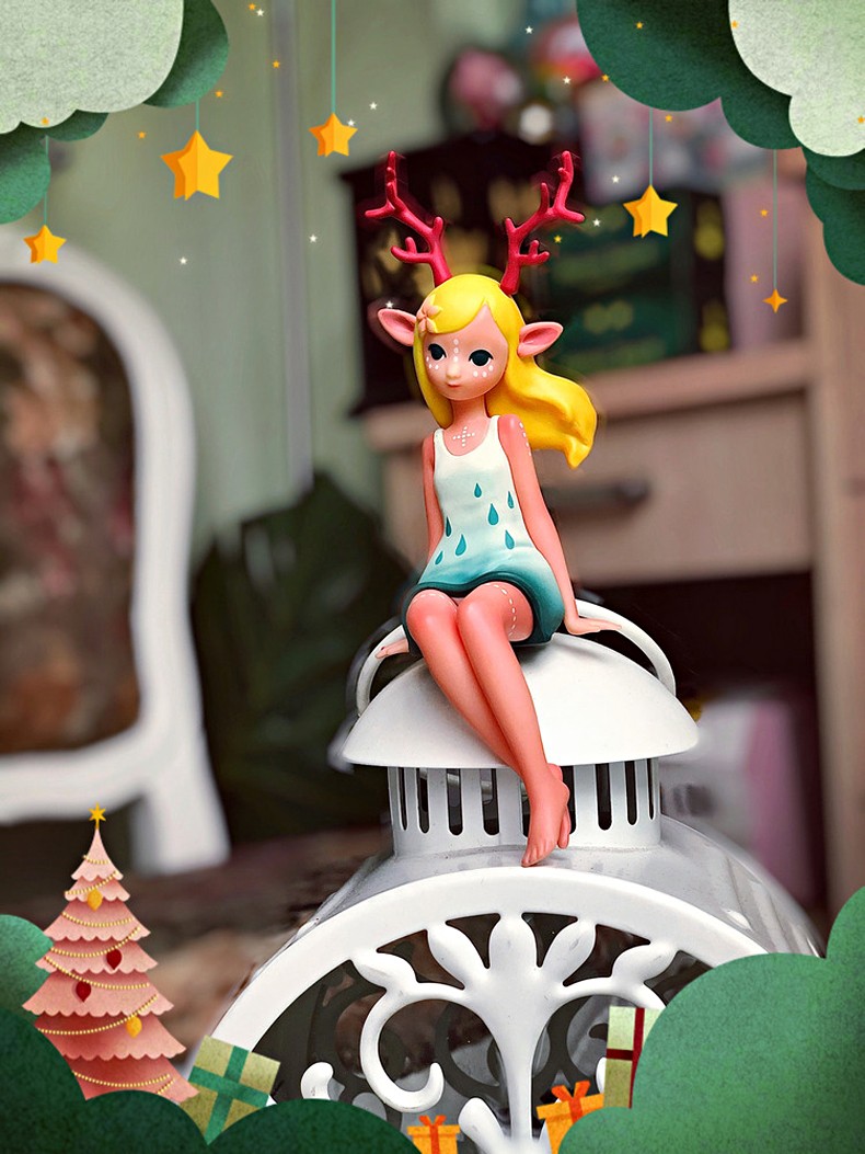 52toys 黑荔枝艺术 多萝西盲盒 森林精灵系列 可爱潮流手办摆件 情人